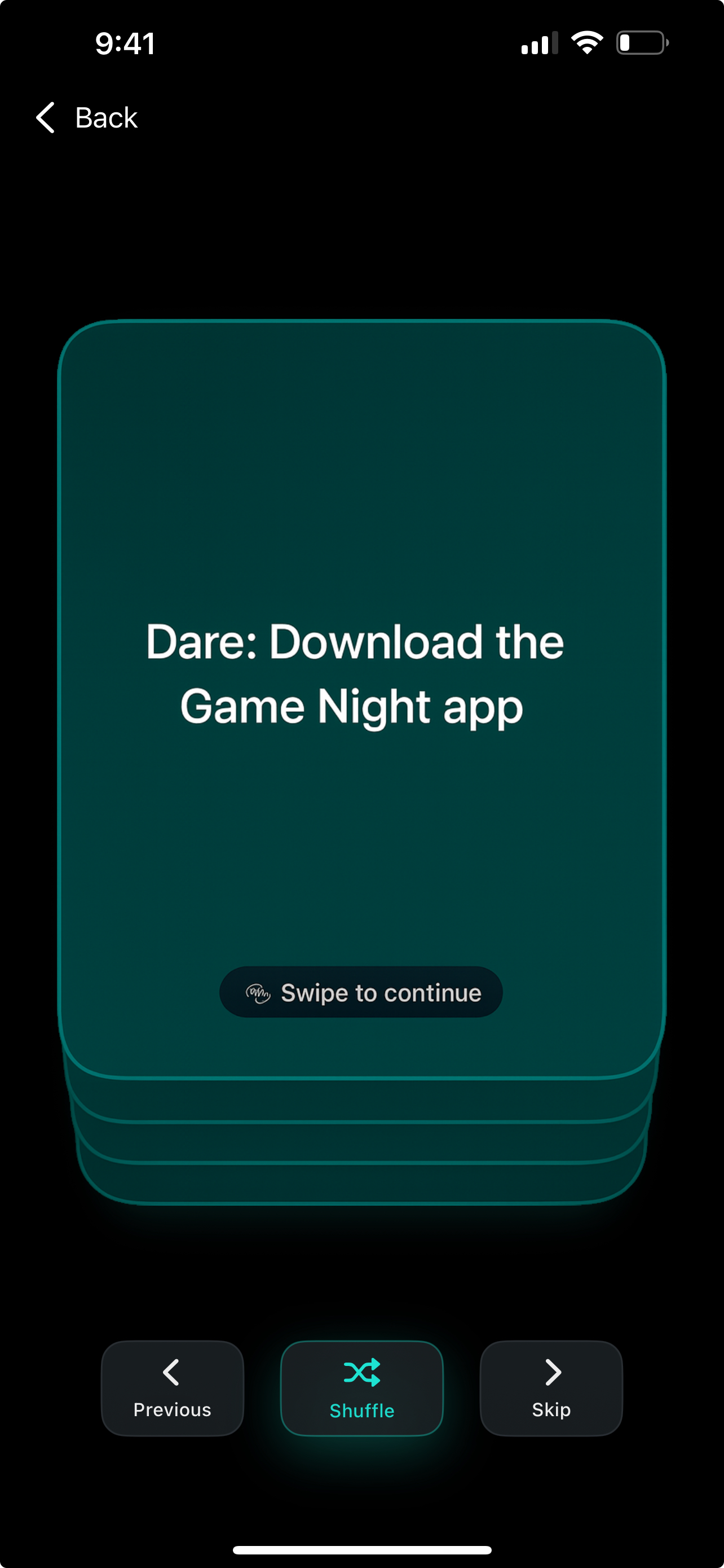 App screenshot