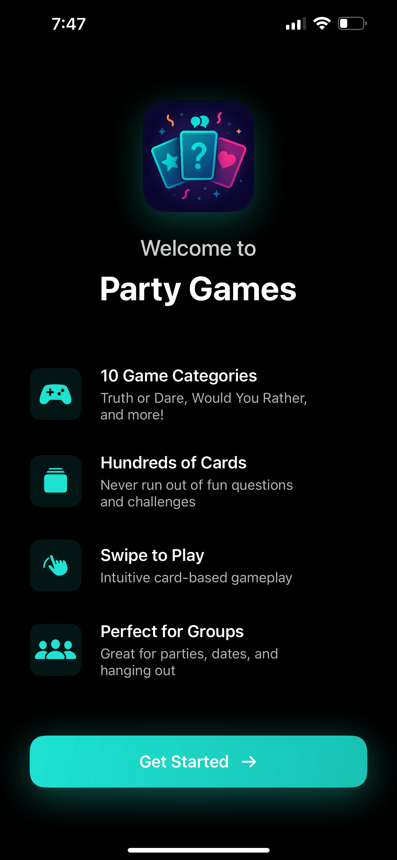 Game Night Onboarding